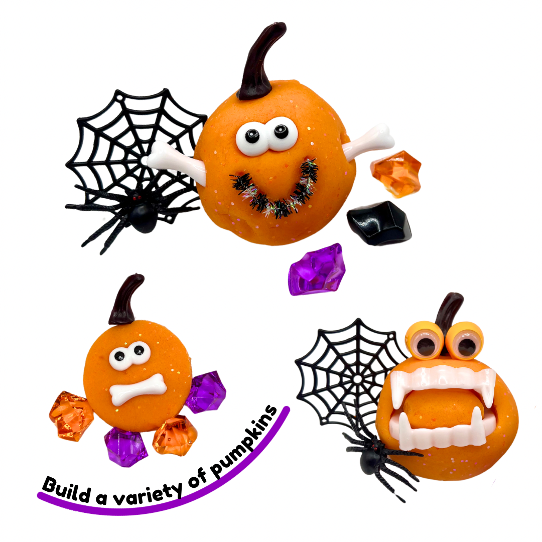 Halloween Pumpkin Playdough Sensory Kit