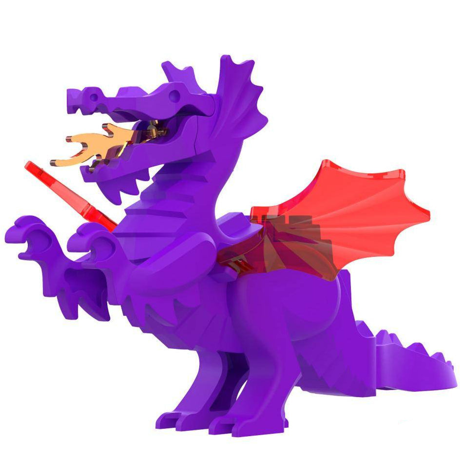 PURPLE MEDIEVAL DRAGONS