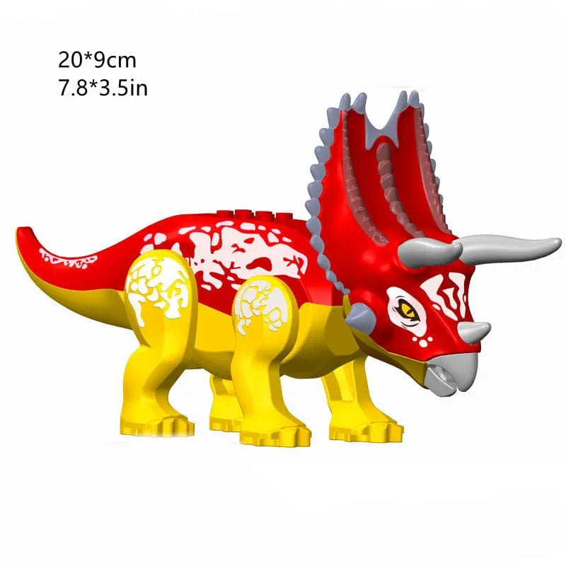 LARGE- YELLOW TRICERATOPS