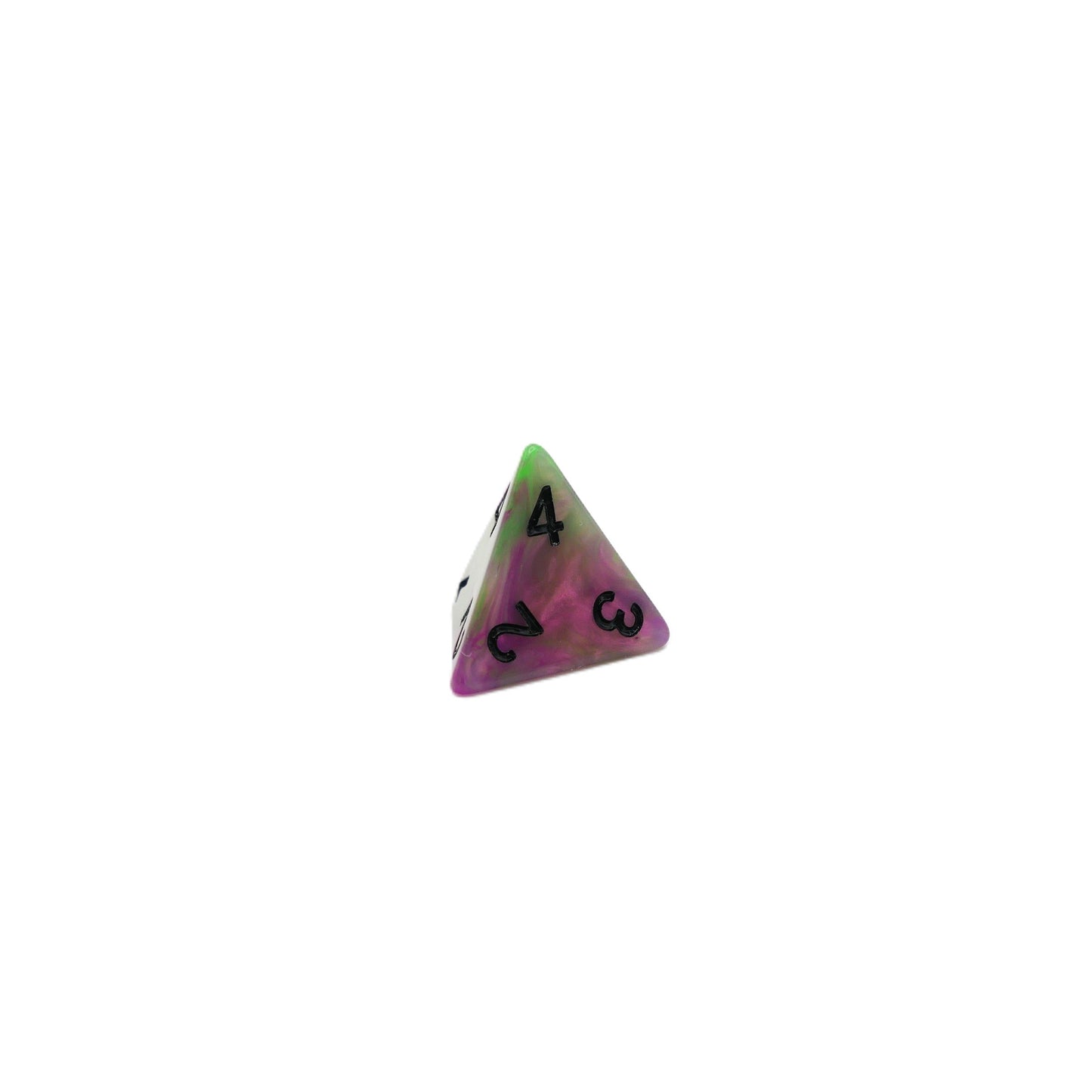 Poison Petals - 7 Piece DnD Dice Set | Acrylic RPG Gaming Dice