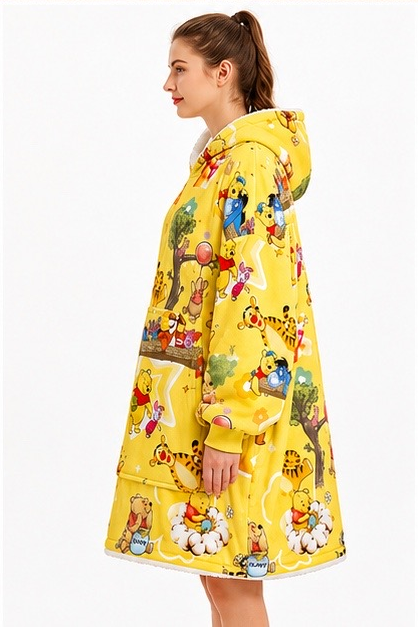 Pooh  Blanket Hoodie