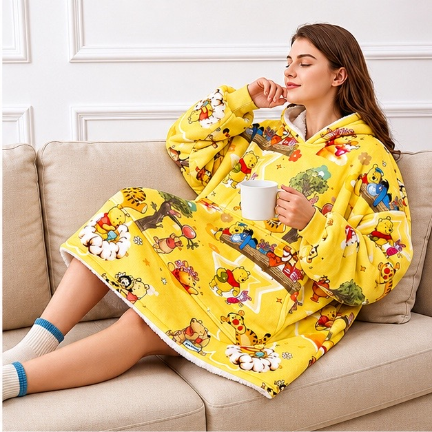 Pooh  Blanket Hoodie