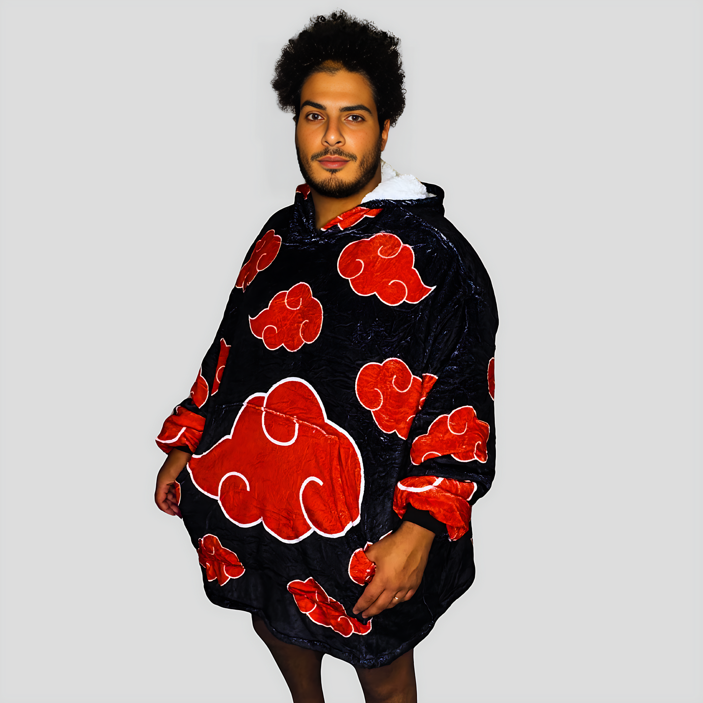 Naruto Itachi Akatsuki Wearable Blanket Hoodie for Kids & Adults | OLM Toys