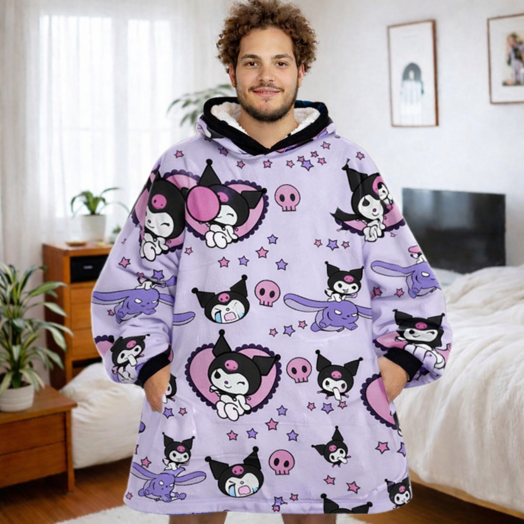 Kuromi Blanket Hoodie