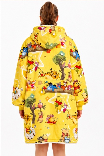 Pooh  Blanket Hoodie