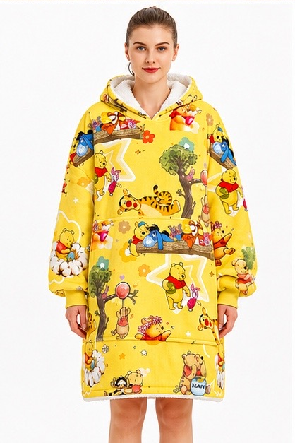 Pooh  Blanket Hoodie