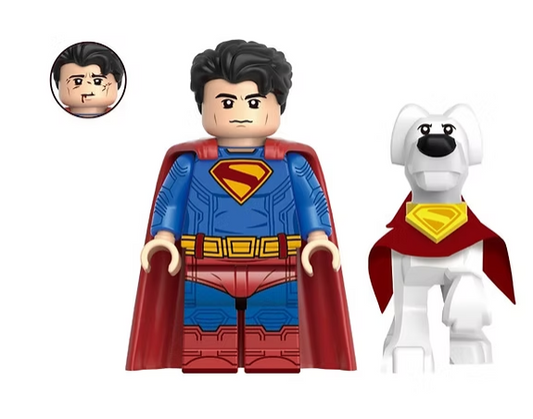 Superman with Krypto Dog